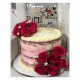 Cake with Red Rose